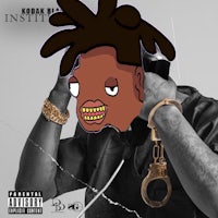 a cartoon of a man with dreadlocks holding a pair of handcuffs